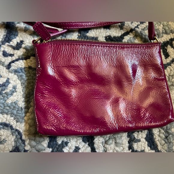 Cole Haan Magenta Leather Crossbody Bag - Picture 6 of 6